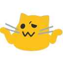 Emoji blobcatshrug