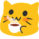 Emoji blobcatcoffee