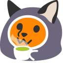 Emoji blobfoxcomfytea